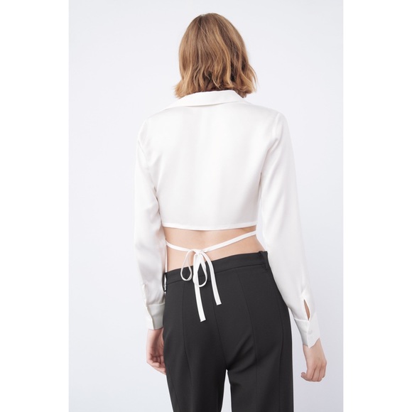 Zara The Melrose Full Length Split Hem Legging Pant - Picture 4 of 14